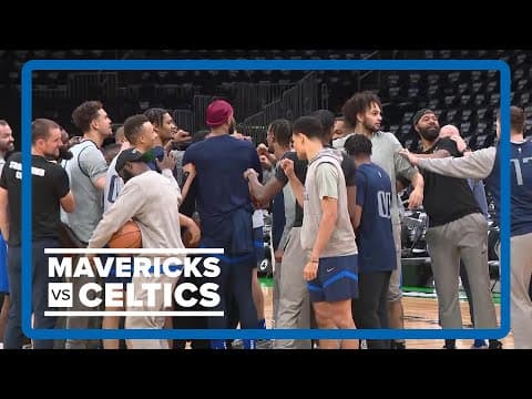 NBA Finals Game 5 pregame shootaround: Dallas Mavericks let loose while warming up in Boston