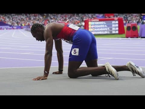 American sprinter Noah Lyles says he tested positive for COVID, ran 200-meter race anyway