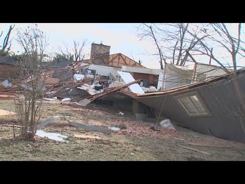 Clark County residents begin clean up after EF2 tornado touched down