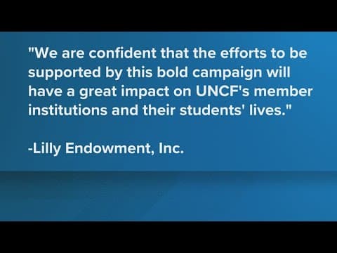 $100 million gift from Lilly Endowment to United Negro College Fund will support HBCU endowments, Xa