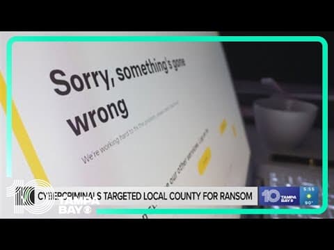 VERIFY: Yes, cybercriminals stole Hernando County's data for ransom