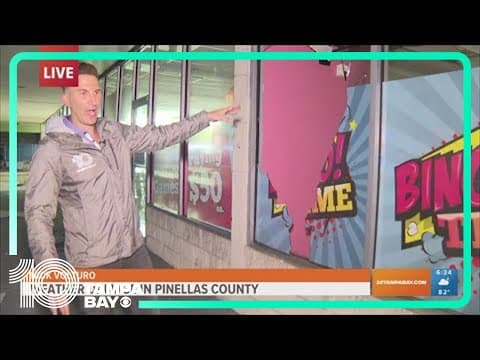 Storm leaves heavy damage in Pinellas County