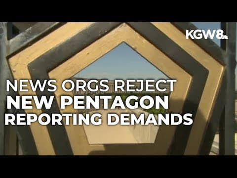 News organizations nearly unanimously reject new Pentagon reporting rules
