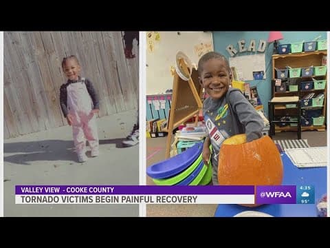 Two children killed in Valley View tornado identified as families begin painful recovery