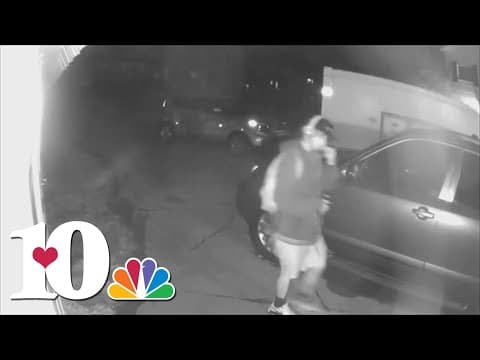 Home camera catches car break-in in West Knoxville