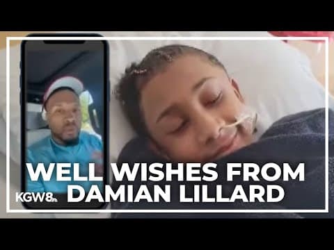 Damian Lillard sends 'well wishes' video to 13-year-old hit by tire iron