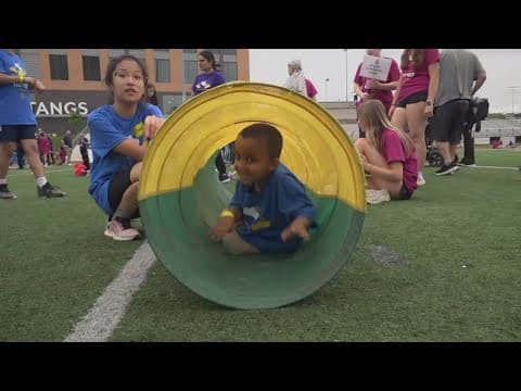 Special Olympics puts on Little Feet Meet event