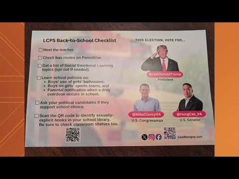 GOP flyers distributed during back-to-school events in Loudoun Co.