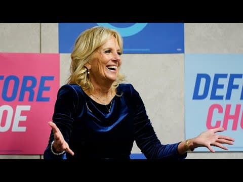 WATCH: First Lady Jill Biden visits Seattle's Fred Hutchinson Cancer Center