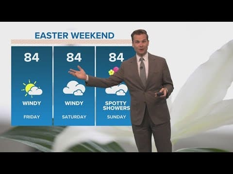 New Orleans Weather: Warm Easter weekend, chance for rain remains low