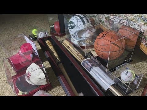 'Toy Man' donates entire sports memorabilia collection to help military families