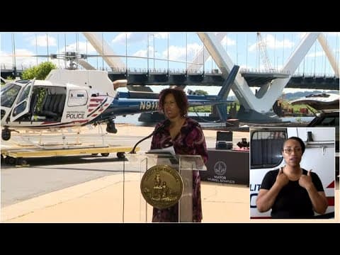 DC Police announce new drone program, unveil new helicopter