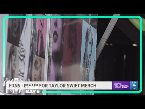 Eras Tour merch goes on sale the day before Taylor Swift comes to Tampa