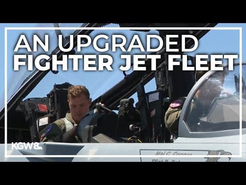 New fleet of F-15EX jets begin to arrive at Oregon Air National Guard Base in Portland