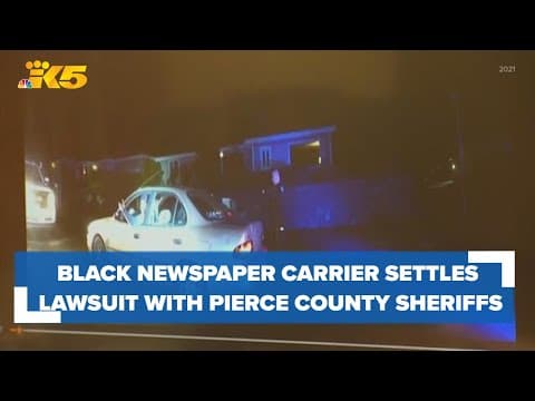 Black newspaper carrier settles lawsuit with Pierce County sheriff over 2021 confrontation