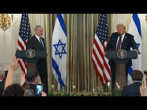 Trump and Netanyahu say they've agreed to a plan to end Gaza war and await Hamas to accept terms