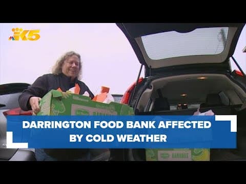 Winter weather causes food bank cancelation in Darrington