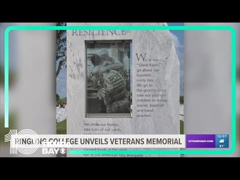'Resilience': Ringling College unveils veterans memorial