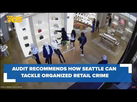 New audit recommends how Seattle can tackle organized retail crime