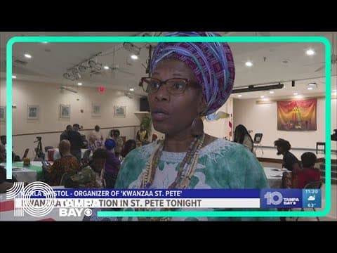 St. Pete celebrates the final night of Kwanzaa