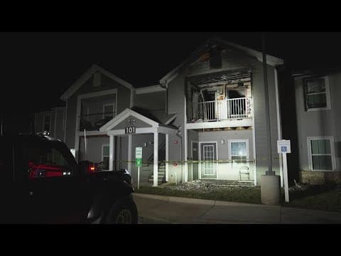 Toddler saved from a burning apartment by volunteer firefighters in Granbury