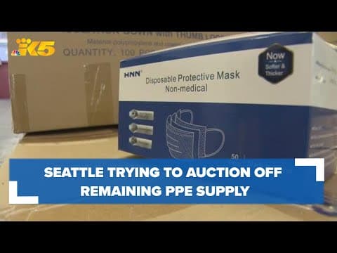 City of Seattle is trying to auction off its remaining PPE supply