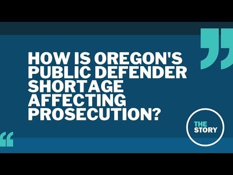 Oregon’s public defender shortage is affecting some cases, but not others