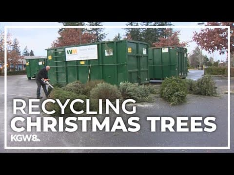 Clark County officials ask residents to recycle their Christmas trees