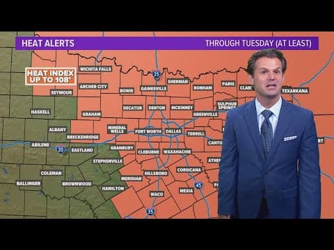 DFW Weather | More triple-digit temperatures ahead in the 14 day forecast