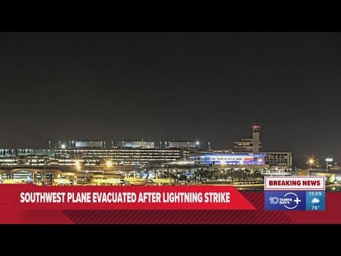 Lightning strike forces Southwest flight to evacuate at TPA