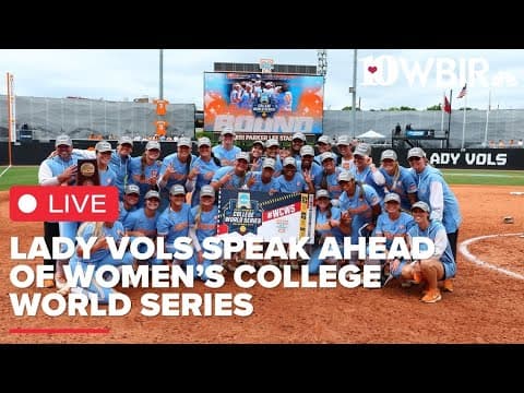 Watch Live || Tennessee softball speaks ahead of Women's College World Series appearance