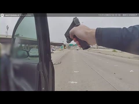 Newly released body cam video shows deadly shootout on Southwest Freeway