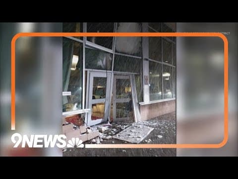 SUV plows into Colorado high school causing significant damage