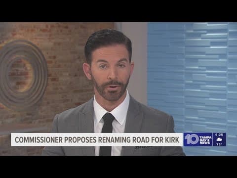 County commissioner proposes renaming Florida road for Charlie Kirk