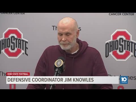Ohio State defensive coordinator Jim Knowles speaks ahead of national championship game