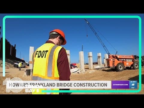 Here's the latest construction update on the new Howard Frankland Bridge