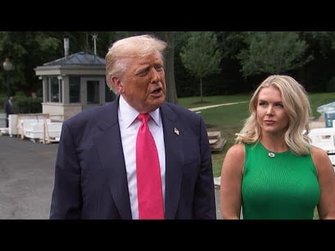 President Trump speaks on Russia-Ukraine, calls Biden a 'dummy' before departing for Pittsburgh