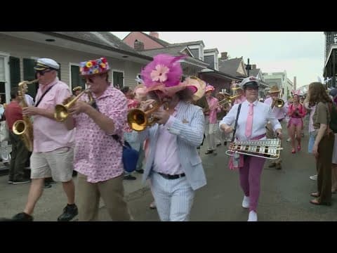 Easter Parades rolls through the French Quarter