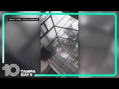 Strong storm moves into Wesley Chapel