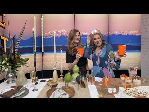 Set a fabulous table this Thanksgiving with three easy ideas, including one for the kid’s table! - N