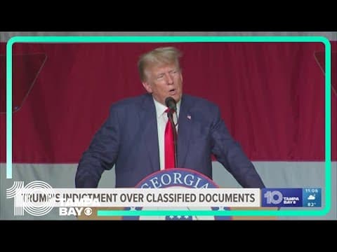 Trump blasts federal indictment as 'ridiculous' and 'baseless'