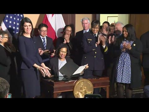 DC Mayor signs controversial Crime Bill aimed to lower crime in the District