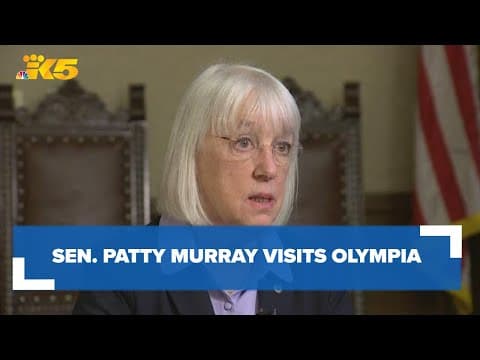 Sen. Patty Murray visits Olympia to discuss childcare, pot shops and presidential candidates