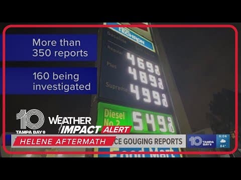 10 Investigates: Helene price gouging reports highest in Tampa Bay area