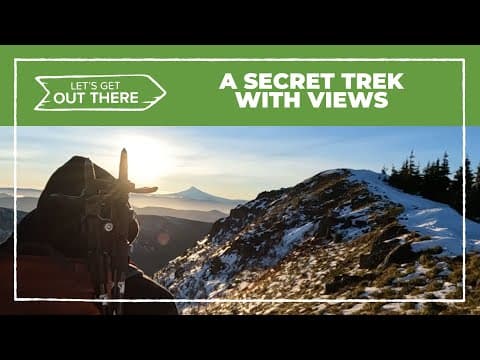 A secret trek with sunrise views of Oregon's mountains