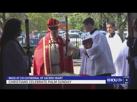 Palm Sunday celebrated in Houston