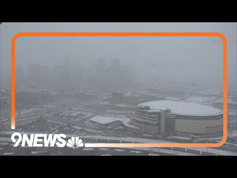 WATCH LIVE: Snow falls in Denver