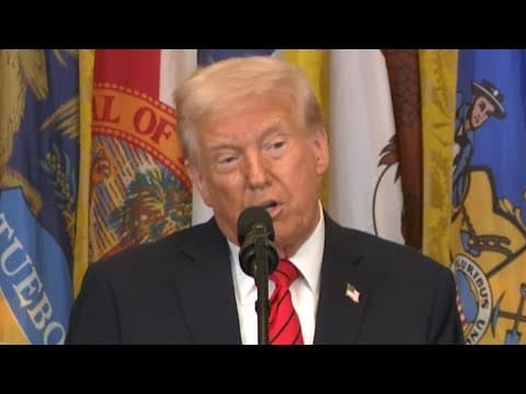 President Trump signs executive order to dismantle the Department of Education (March 20, 2025)