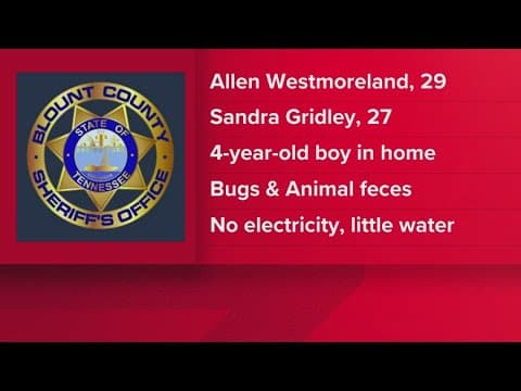 BCSO: Maryville couple charged with child abuse after 4-year-old found living in 'squalid' condition