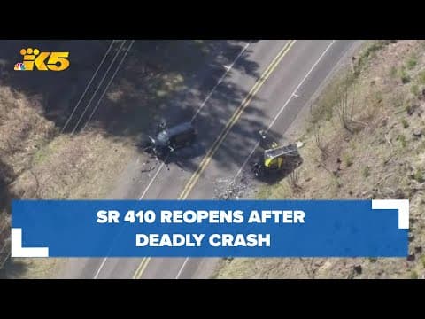 State Route 410 back open after deadly crash